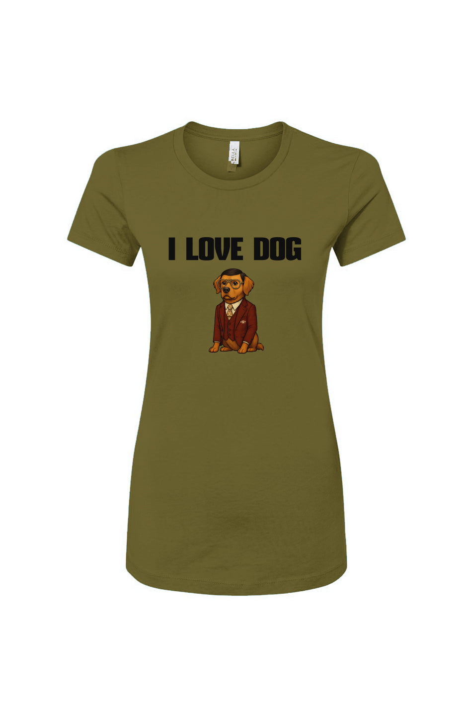 Funny dog owner t-shirt with sarcastic humor -I Love Dog - Women's T