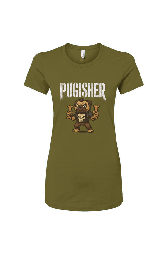 Funny dog owner t-shirt with sarcastic humor -Pugisher - Women's T