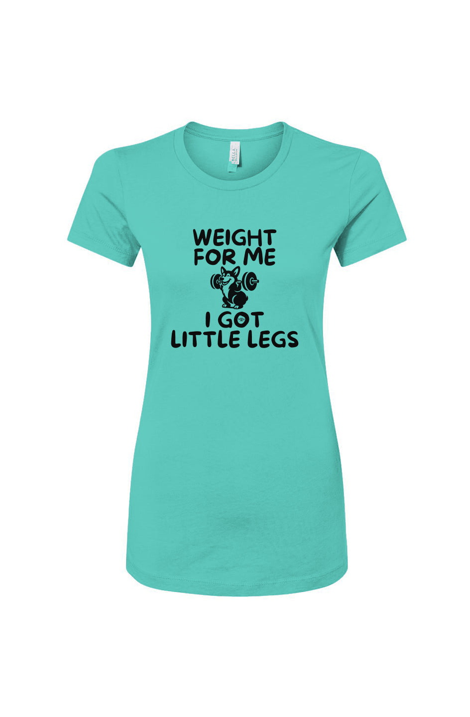 Funny dog owner t-shirt with sarcastic humor -Weight For Me - Women's T