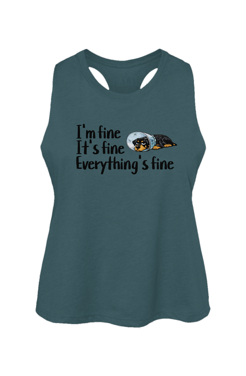 Everything's Fine - Crop Tank