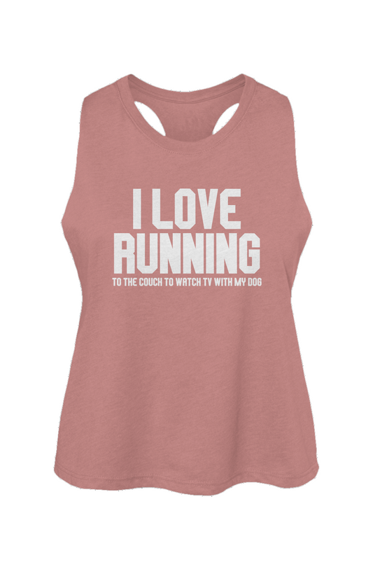 I Love Running - Crop Tank