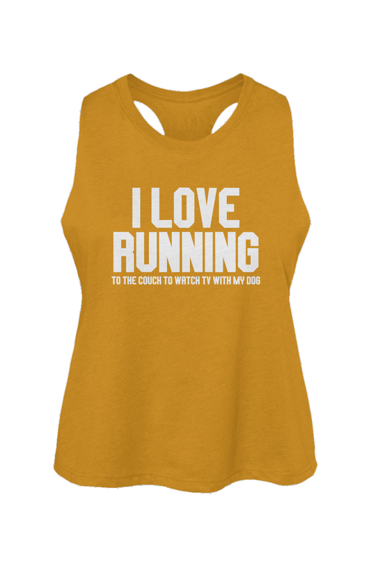 I Love Running - Crop Tank