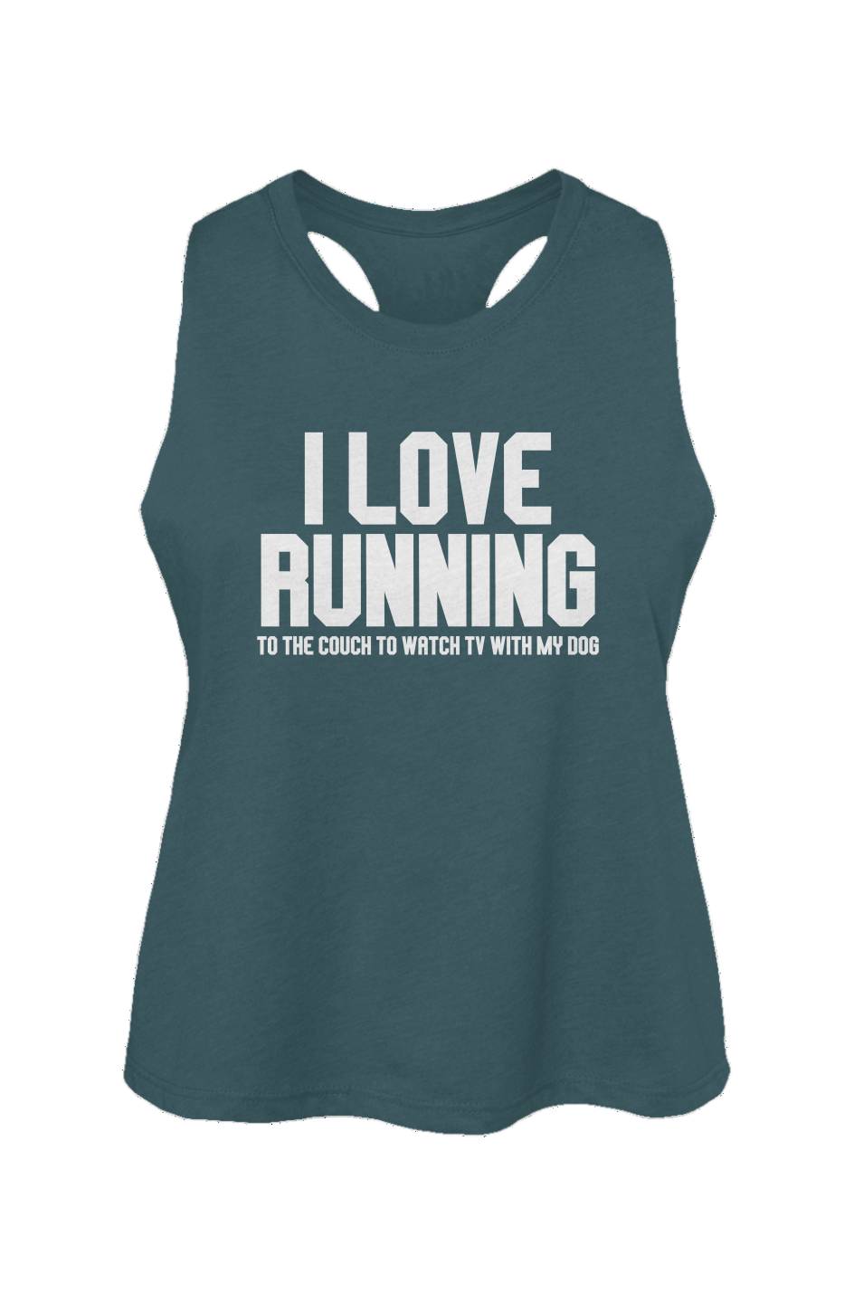 I Love Running - Crop Tank