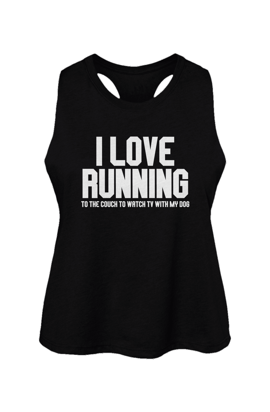I Love Running - Crop Tank