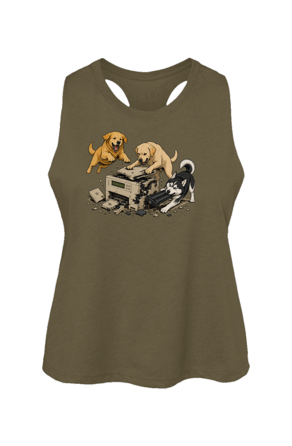 PC Load Letter - Crop Tank