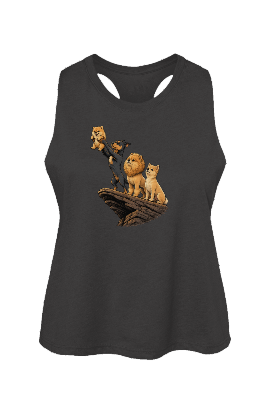 The Pom King - Crop Tank
