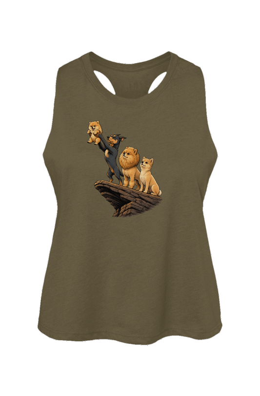 The Pom King - Crop Tank