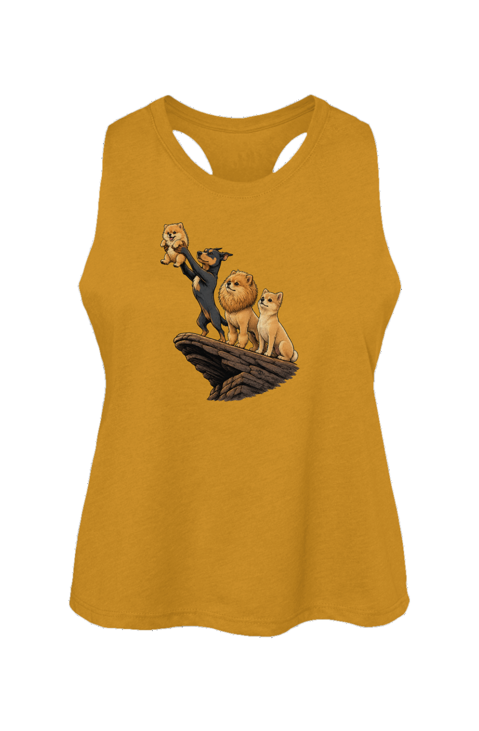 The Pom King - Crop Tank