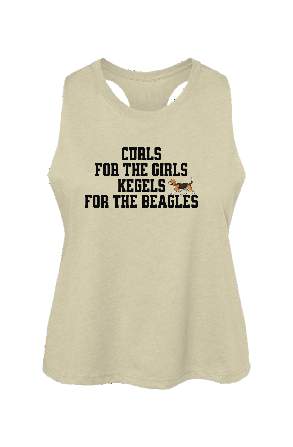 Kegels for the Beagles Crop Tank