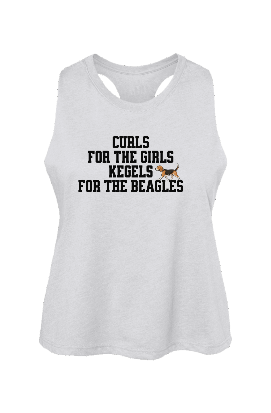Kegels for the Beagles Crop Tank