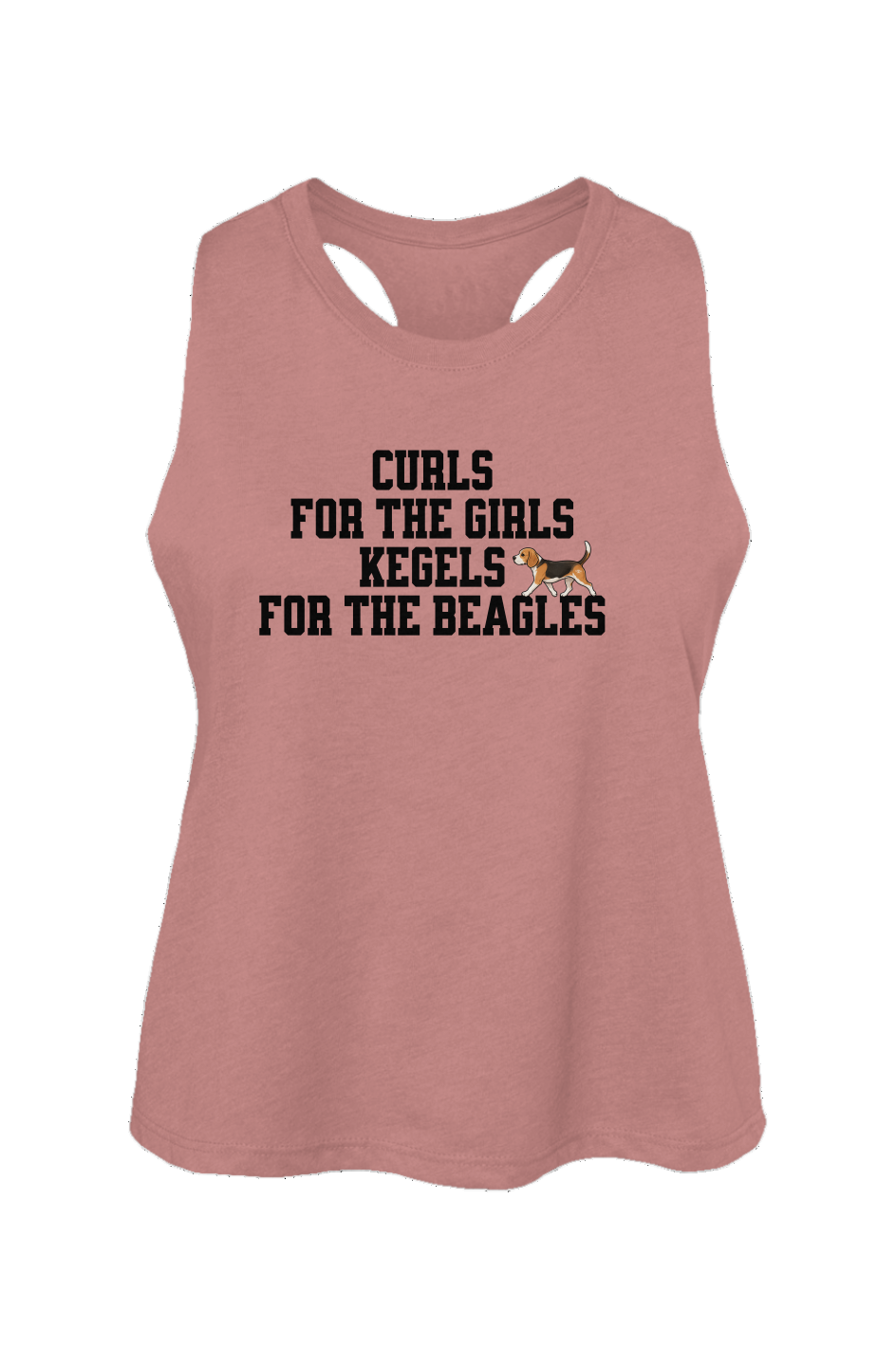 Kegels for the Beagles - Crop Tank