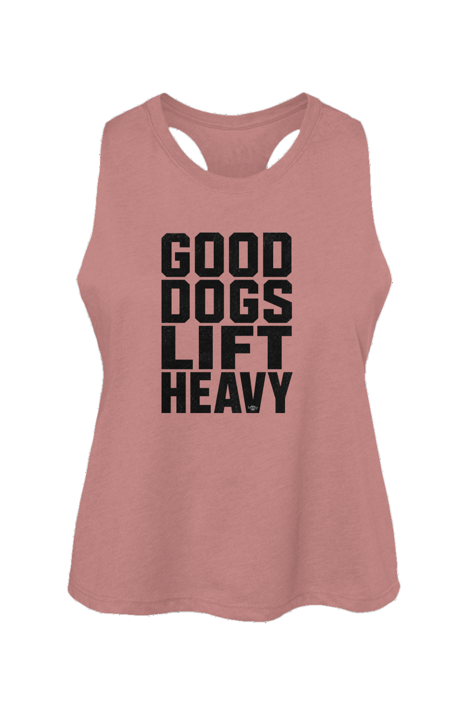 Good Dogs Lift Heavy - Crop Tank