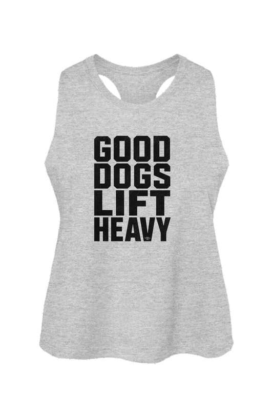 Good Dogs Lift Heavy - Crop Tank