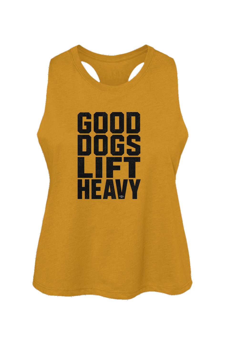 Good Dogs Lift Heavy - Crop Tank