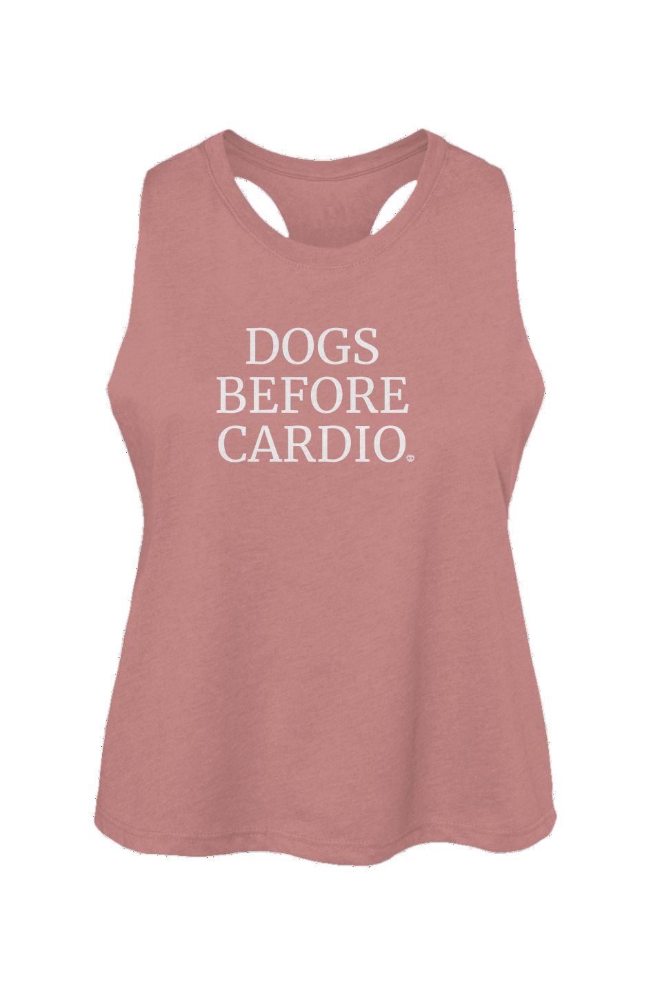Dogs Before Cardio - Crop Tank