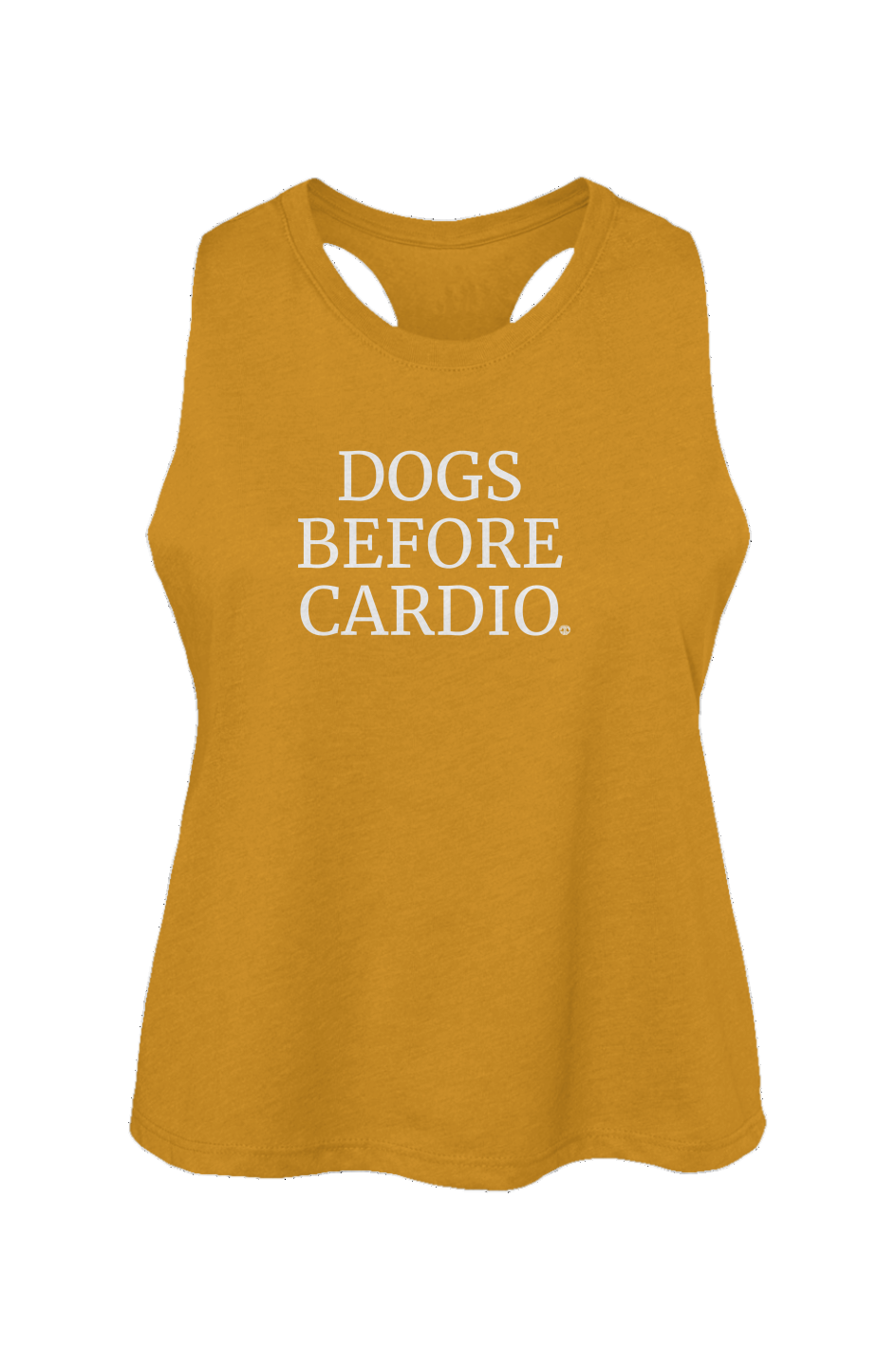 Dogs Before Cardio - Crop Tank