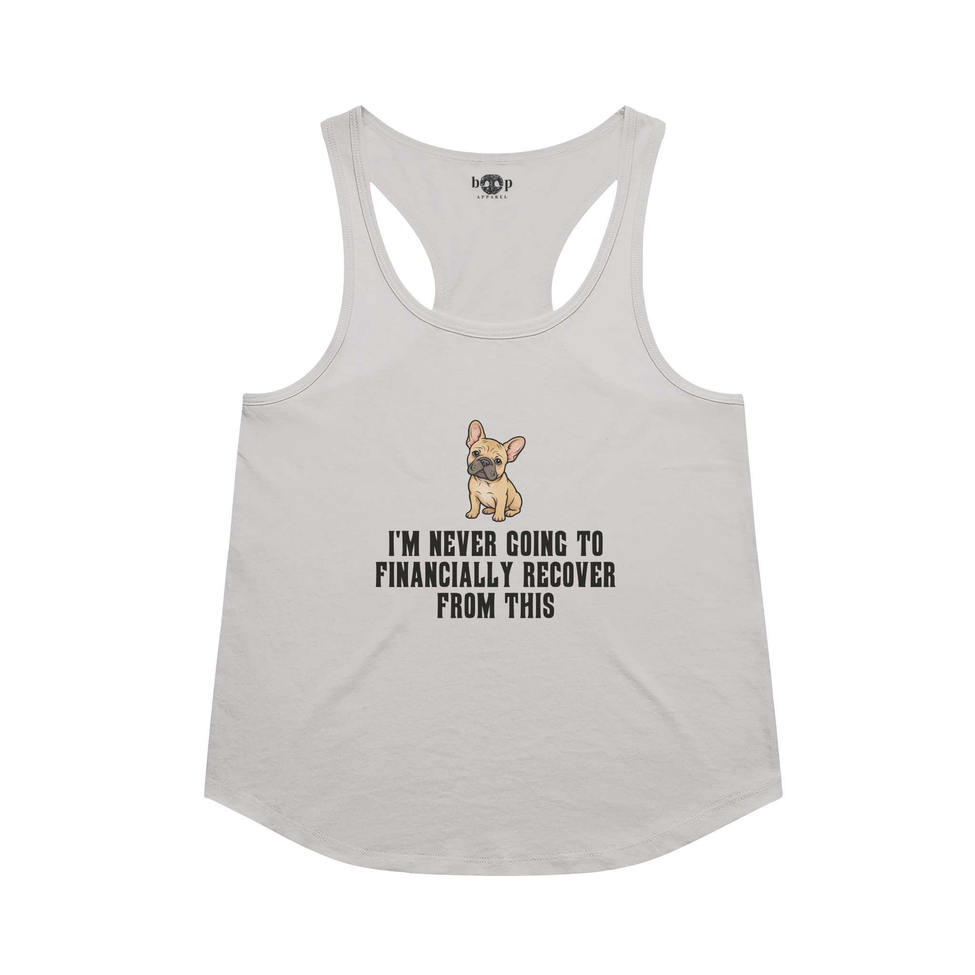 Never Financially Recover Racerback Tank