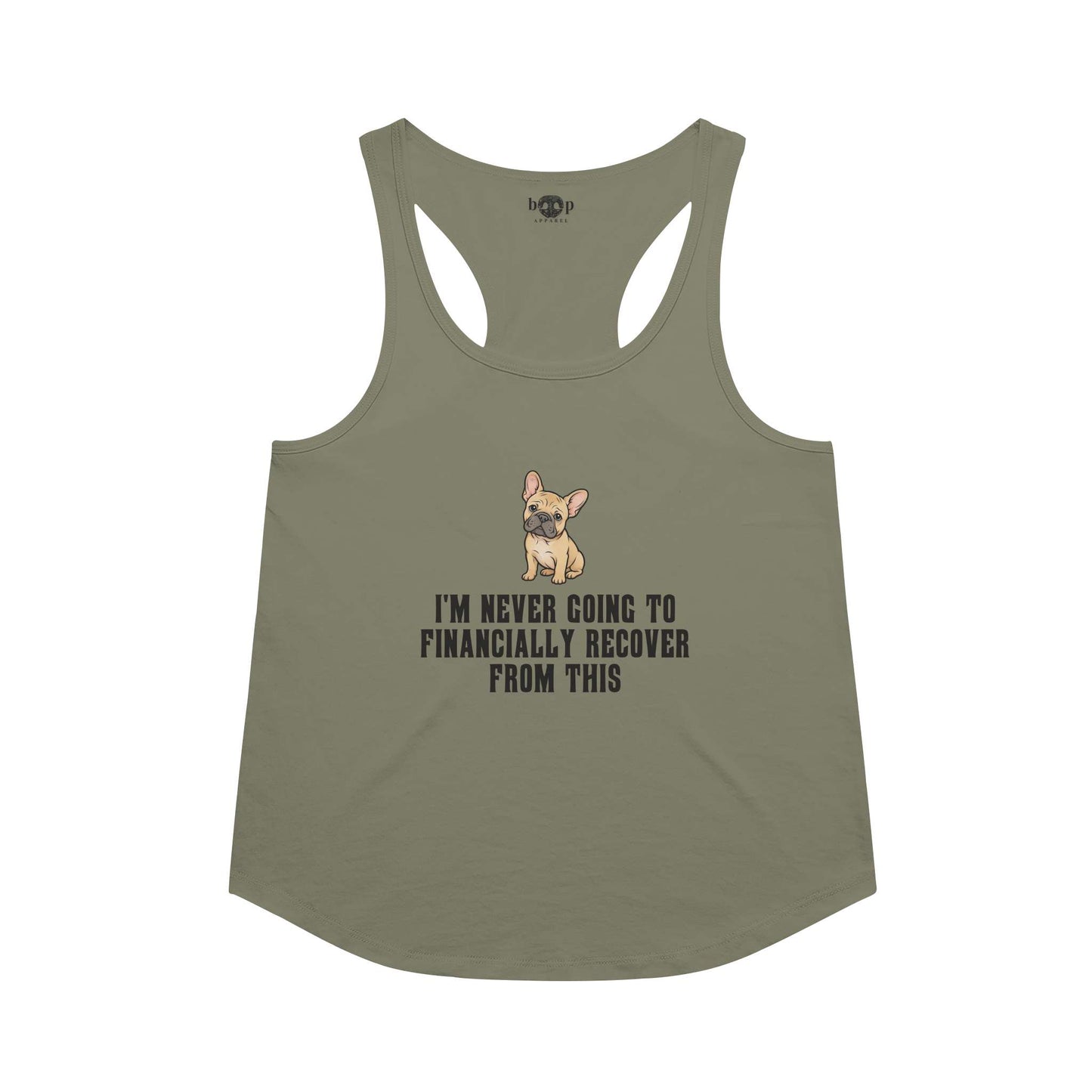 Never Financially Recover - Racerback Tank