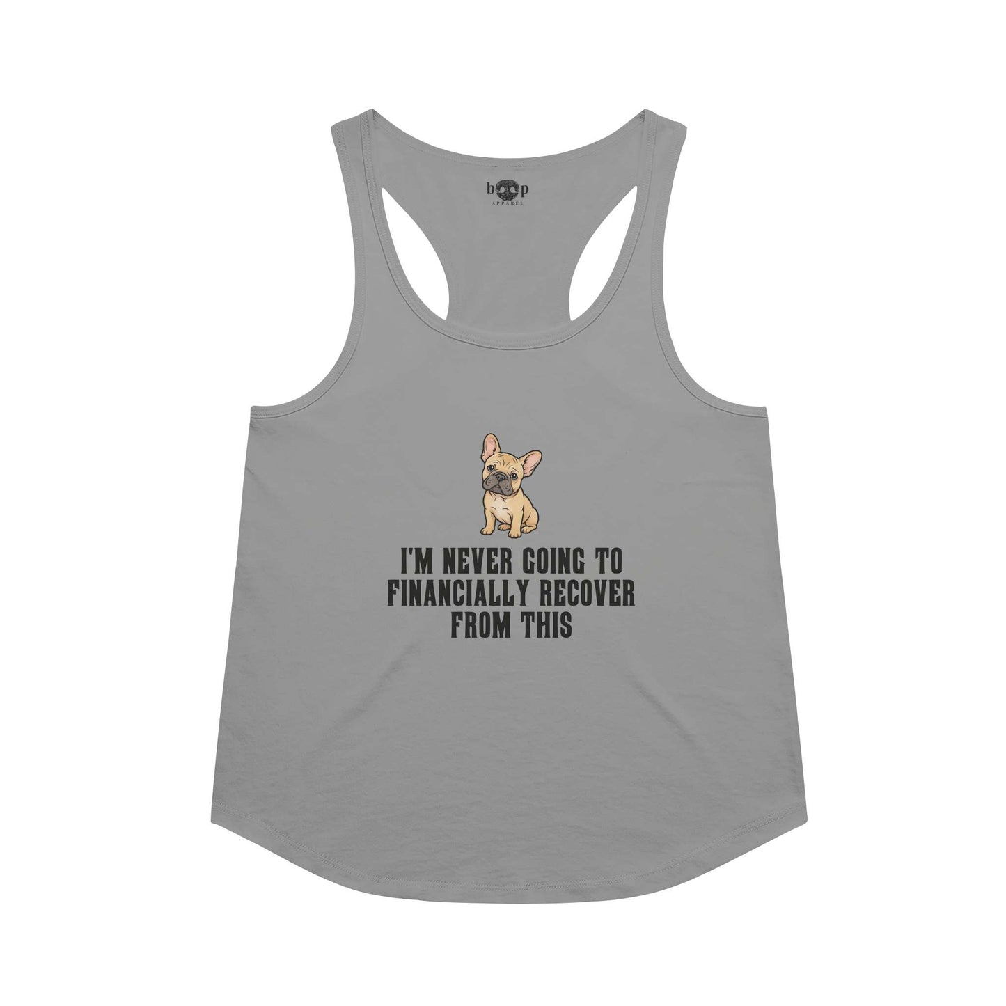 Never Financially Recover - Racerback Tank