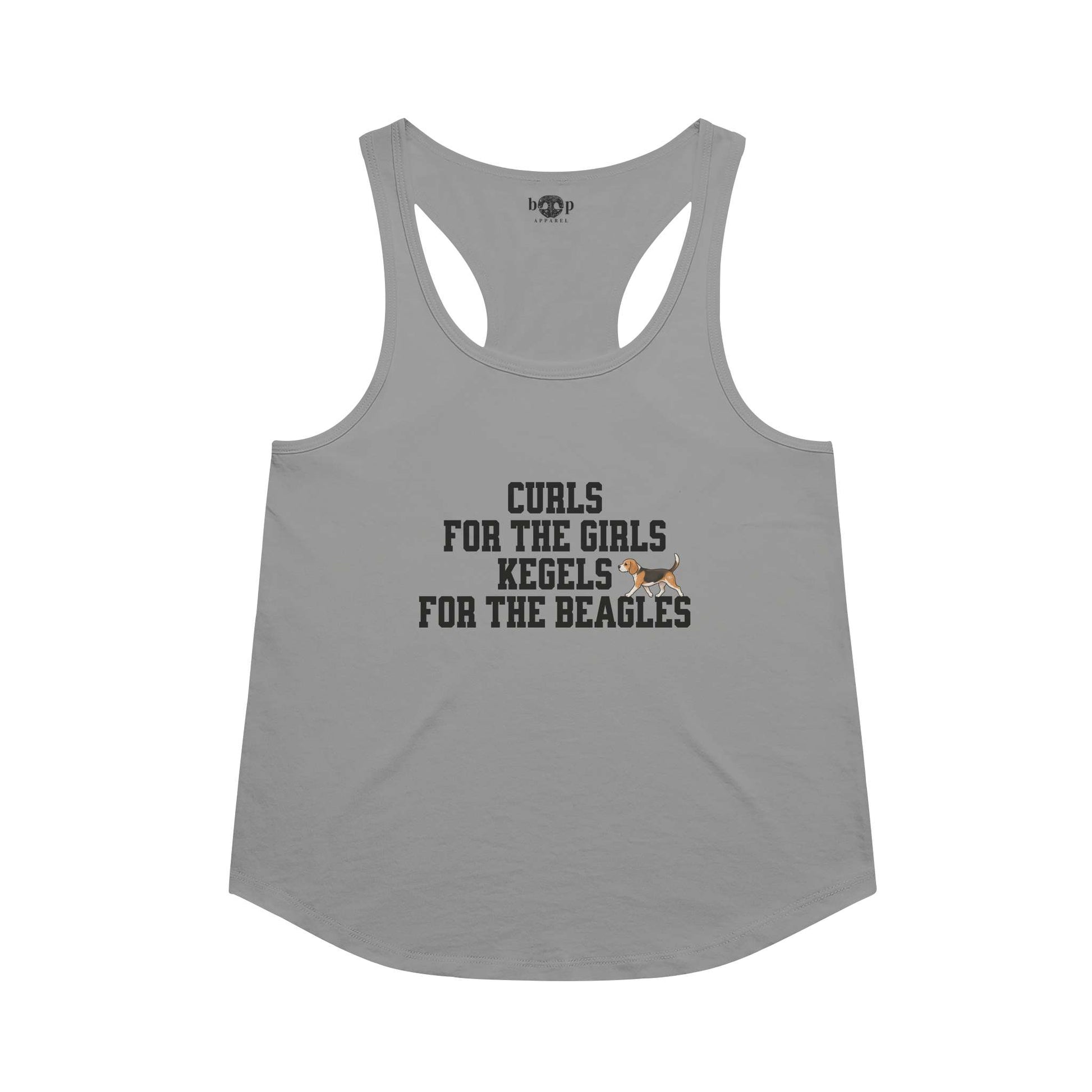 Kegels for the Beagles Racerback Tank