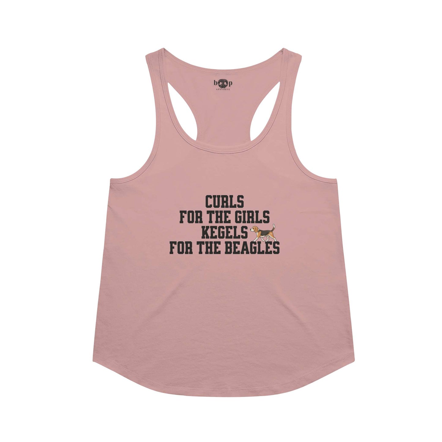 Kegels for the Beagles Racerback Tank