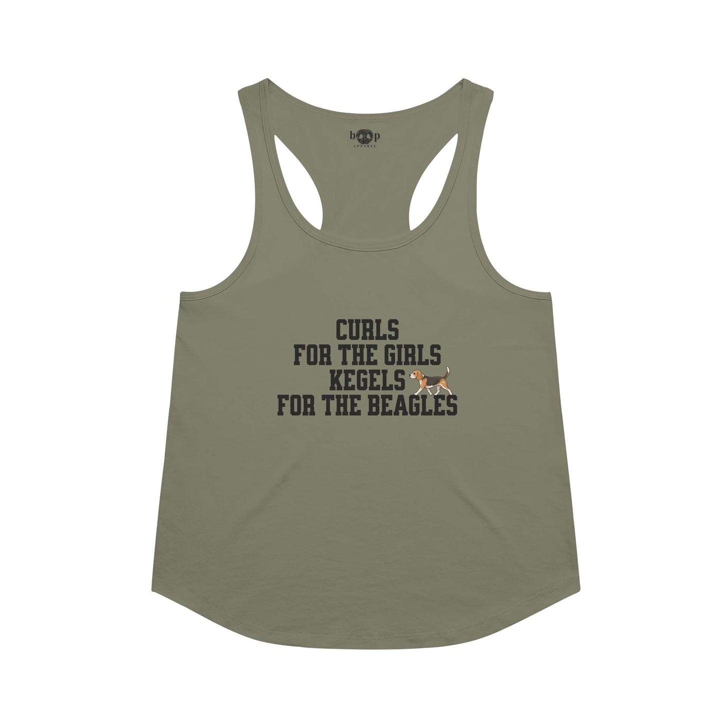 Kegels for the Beagles - Racerback Tank