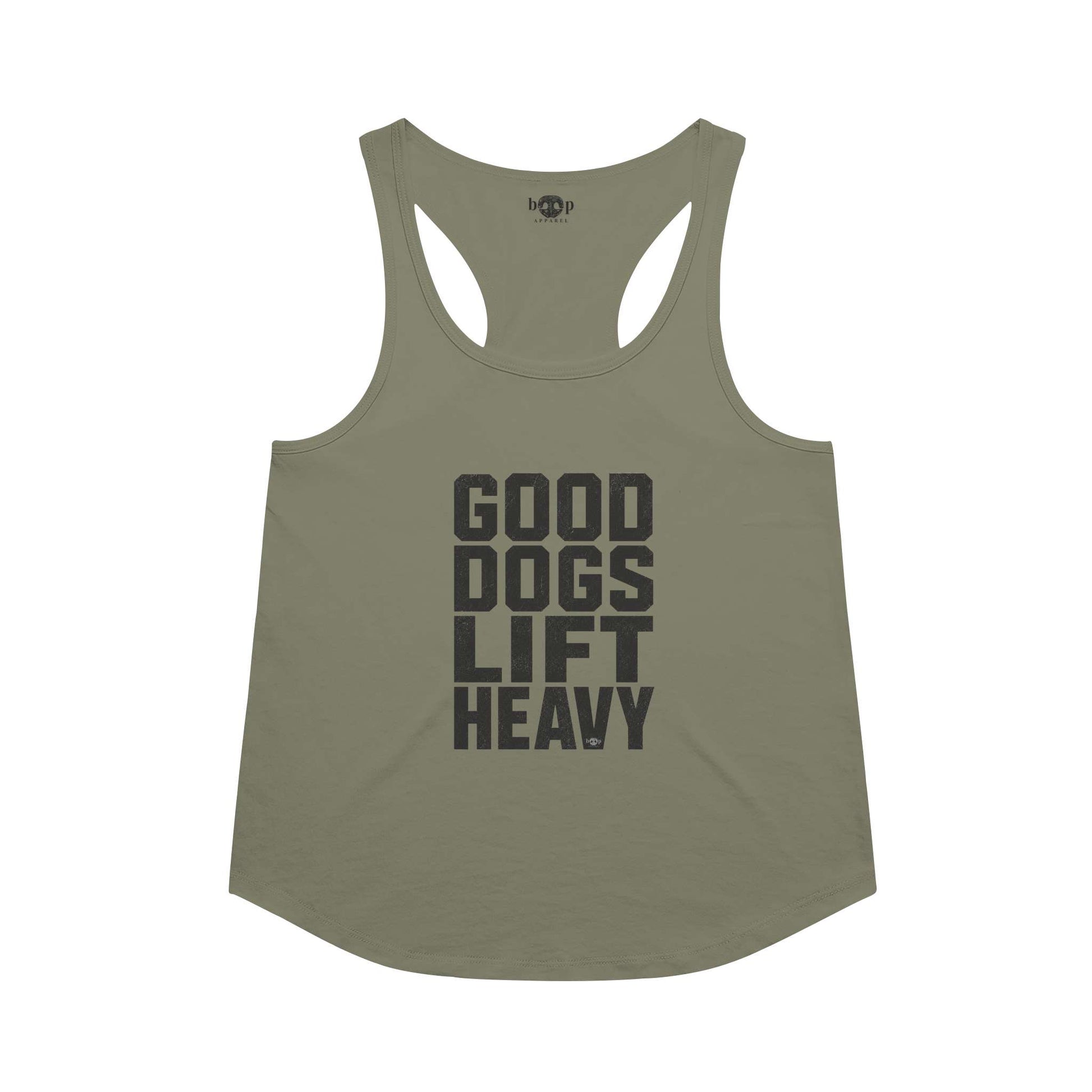 Good Dogs Lift Heavy Racerback Tank
