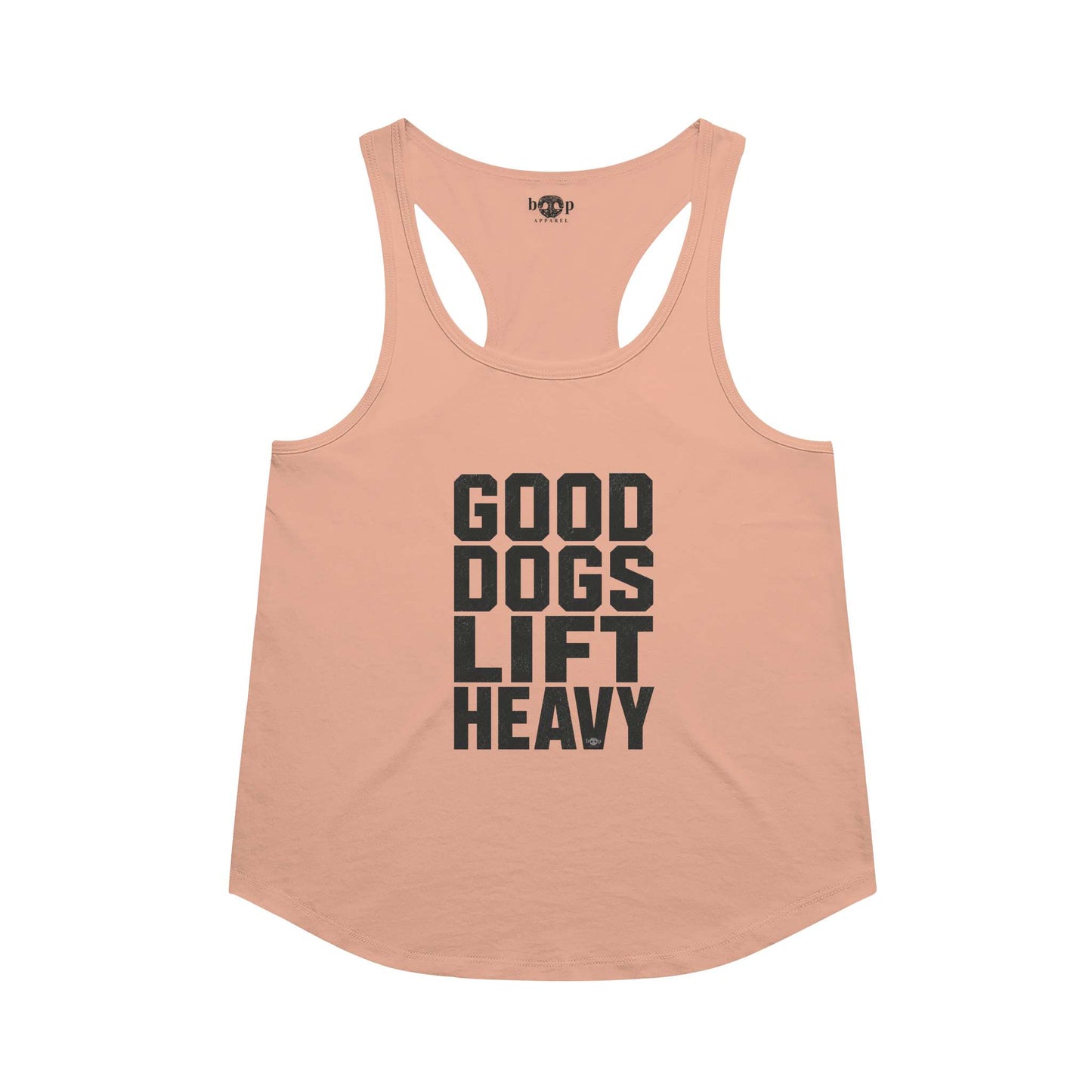 Good Dogs Lift Heavy Racerback Tank