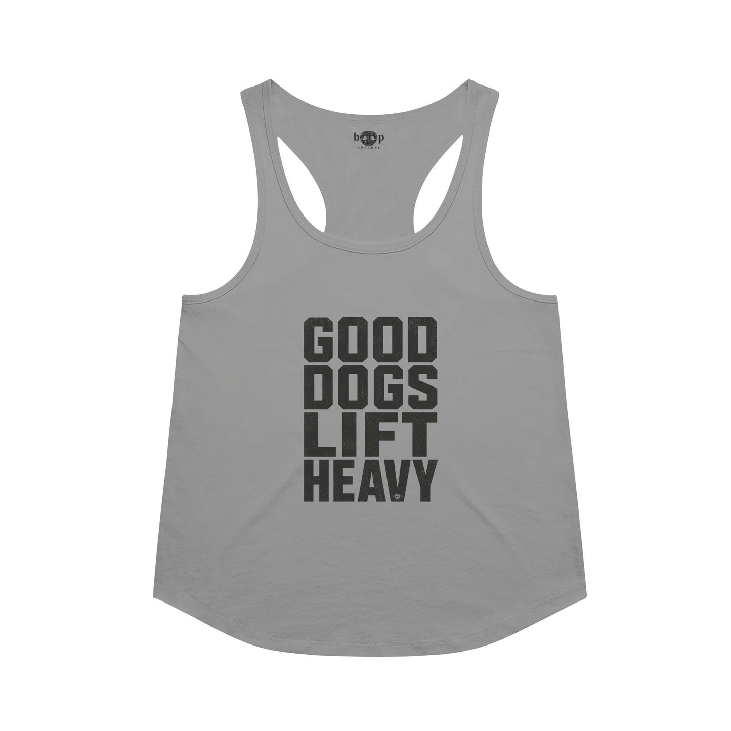Good Dogs Lift Heavy Racerback Tank
