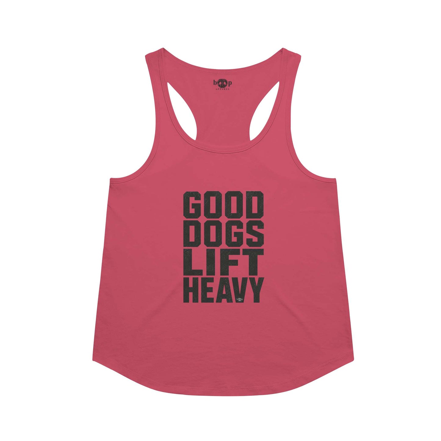 Good Dogs Lift Heavy - Racerback Tank