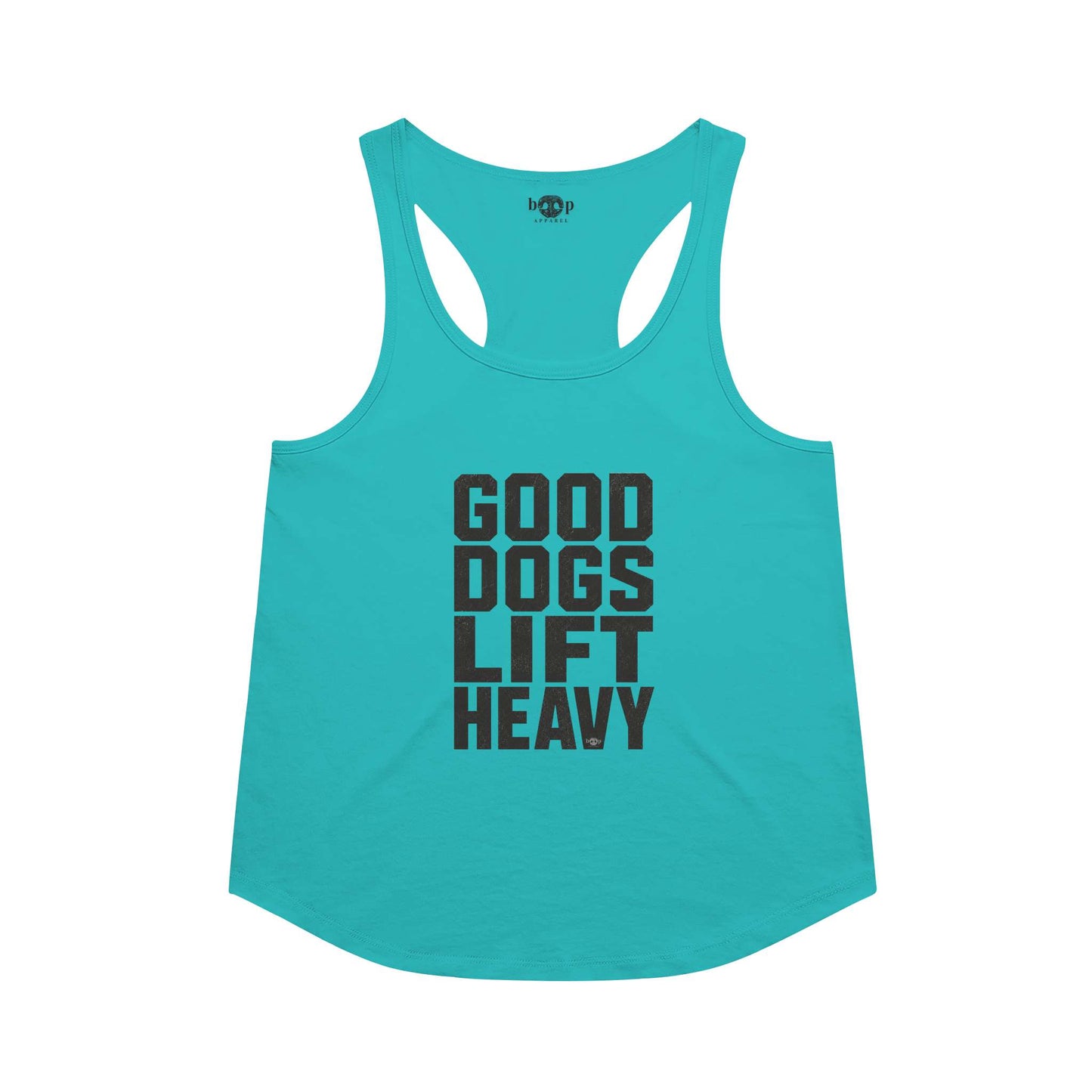 Good Dogs Lift Heavy - Racerback Tank