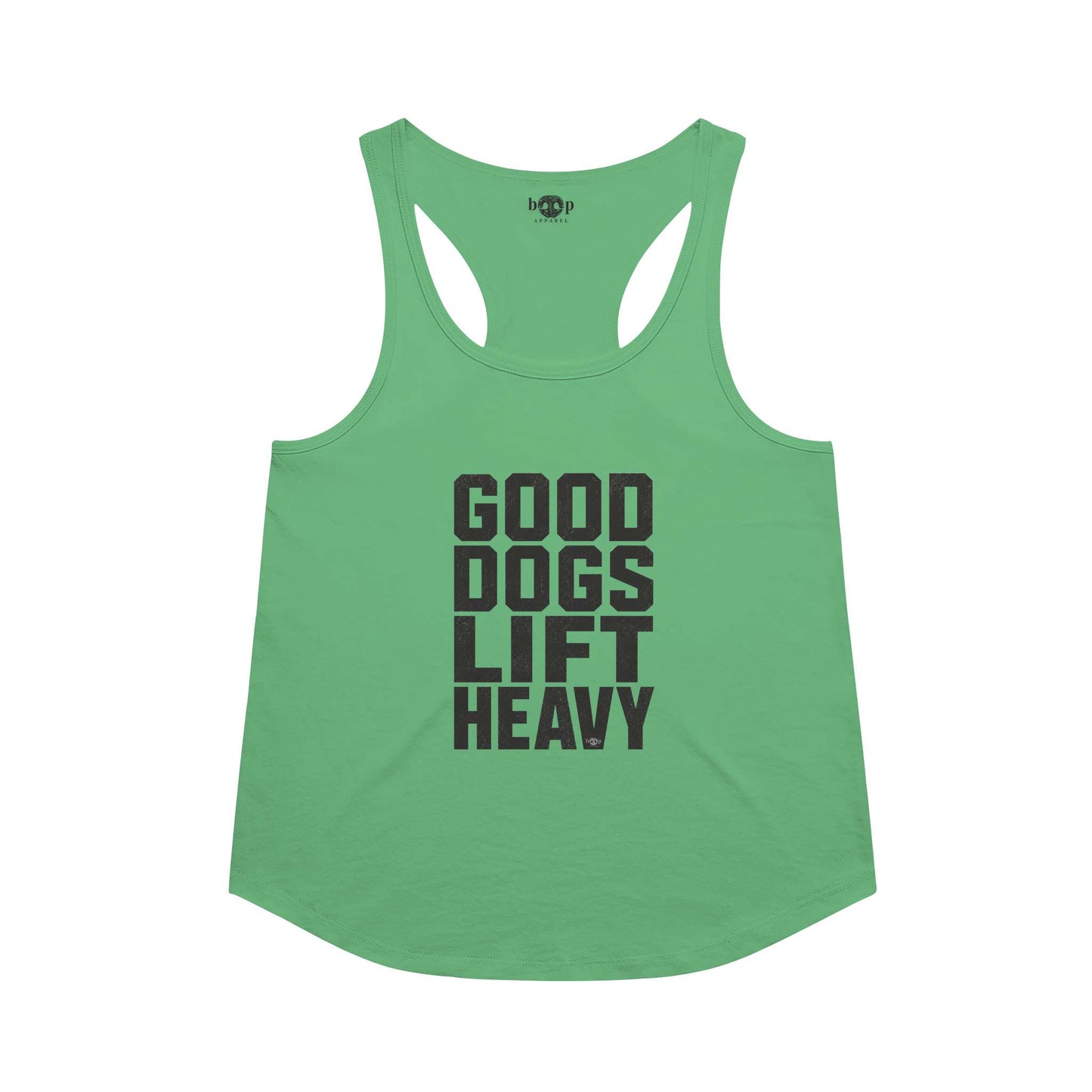 Good Dogs Lift Heavy - Racerback Tank
