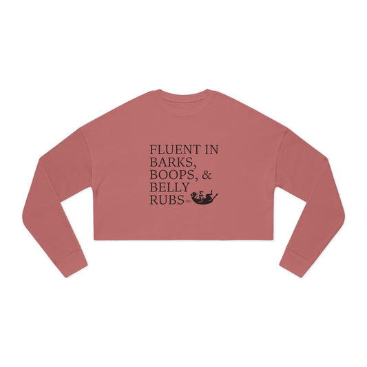 Trilingual - Women's Cropped Sweatshirt