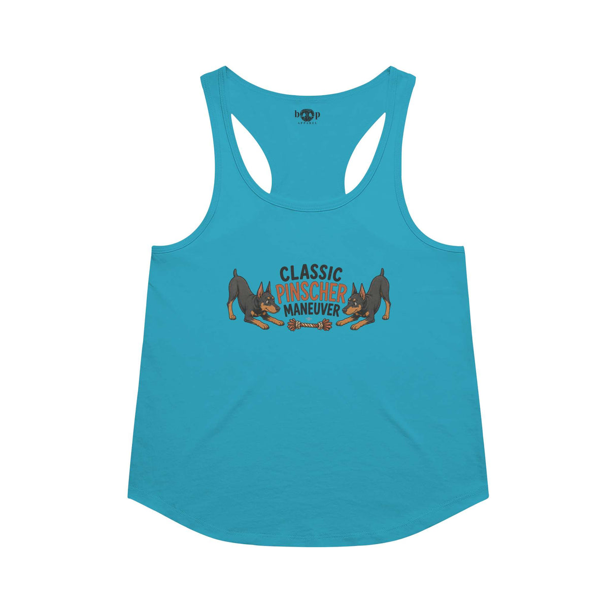 Classic Pinscher Maneuver - Racerback Tank