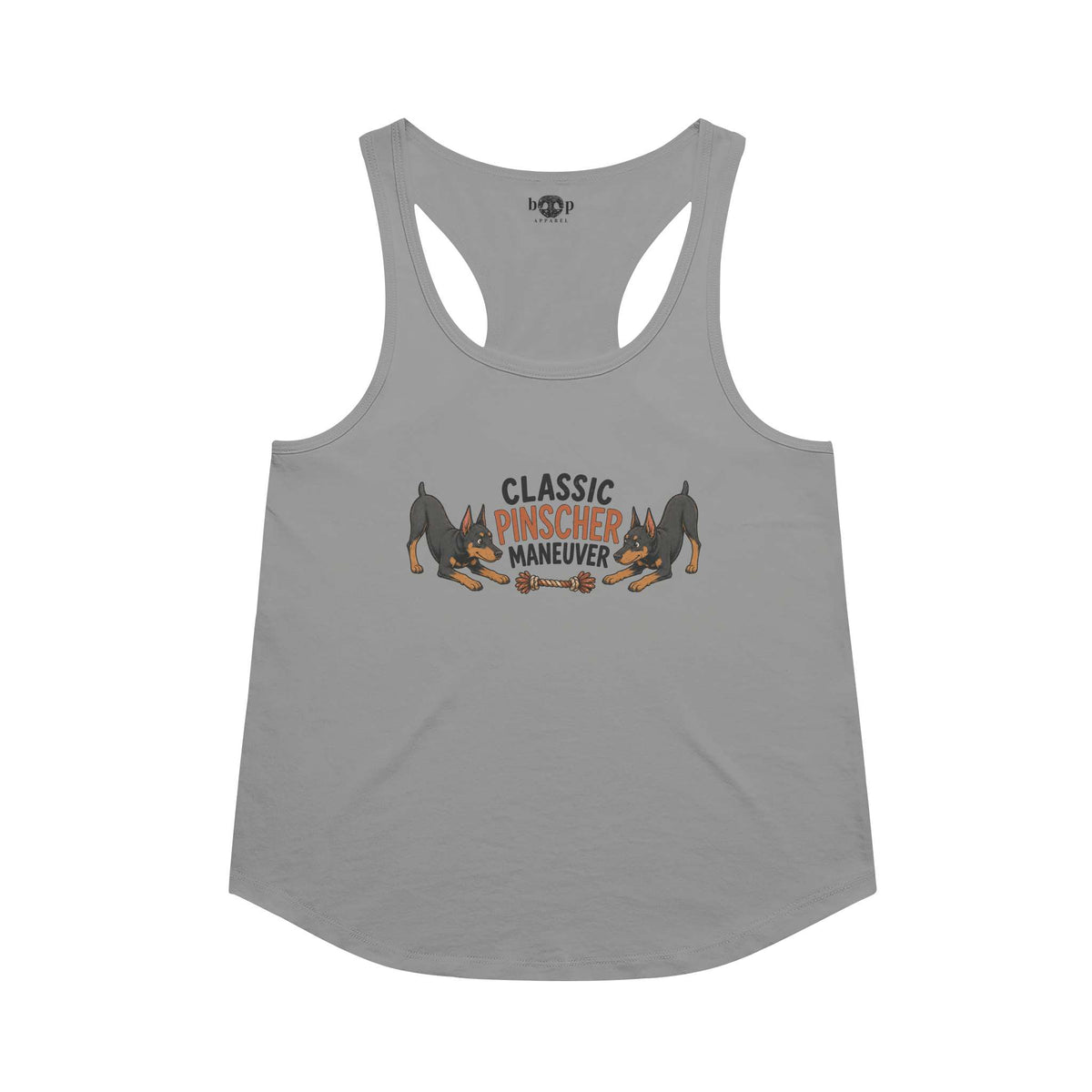 Classic Pinscher Maneuver - Racerback Tank