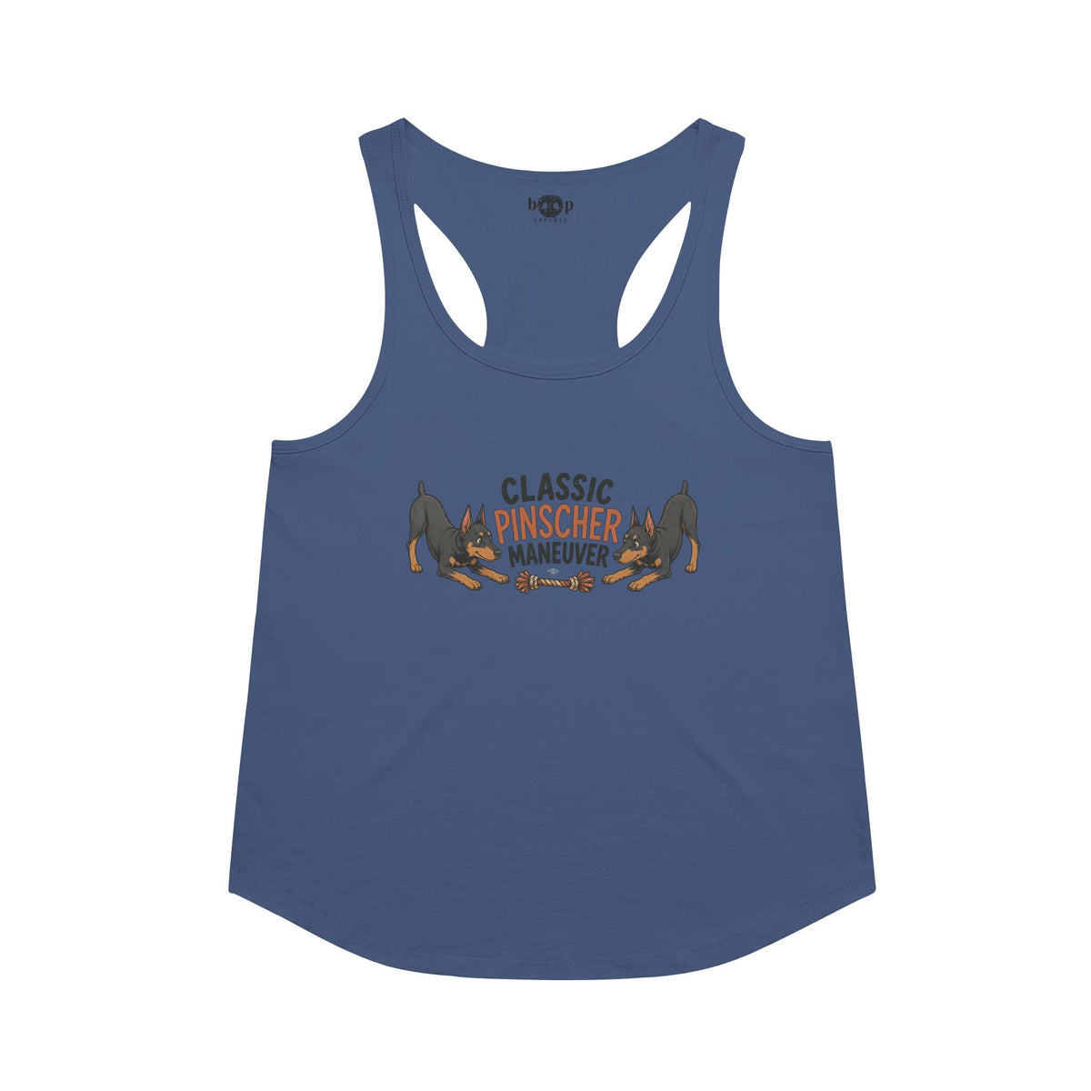 Classic Pinscher Maneuver - Racerback Tank