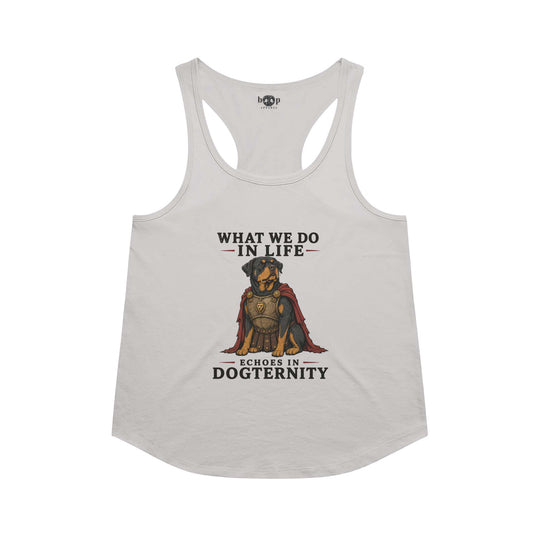 Echoes in Dogternity Racerback Tank