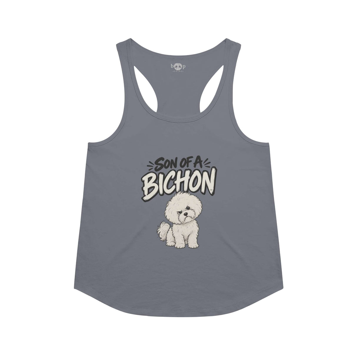 Son of a Bichon - Racerback Tank