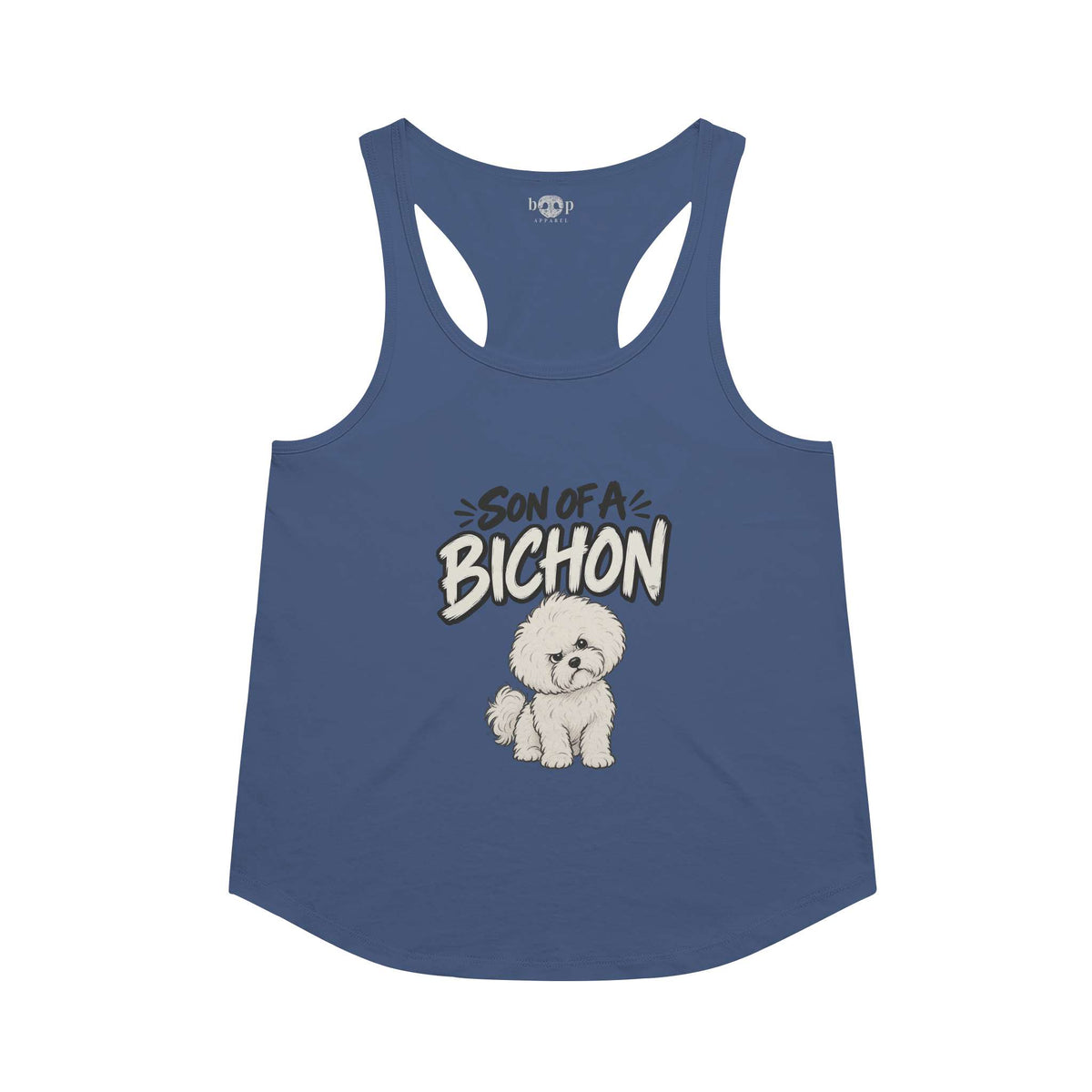 Son of a Bichon - Racerback Tank