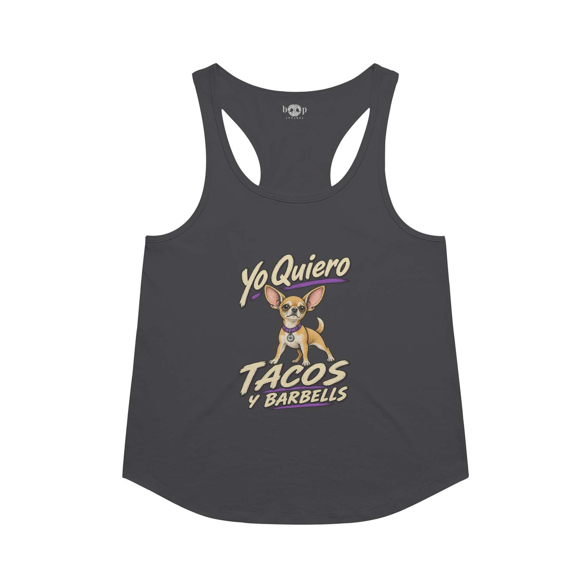 Yo Quiero Tacos y Barbells - Racerback Tank