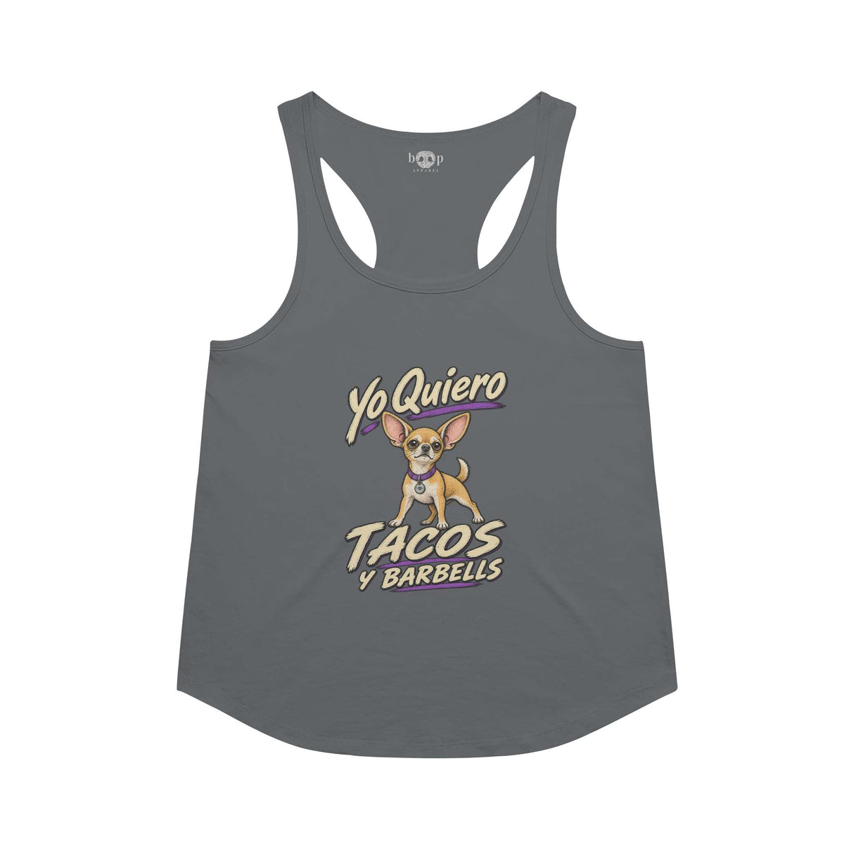 Yo Quiero Tacos y Barbells - Racerback Tank