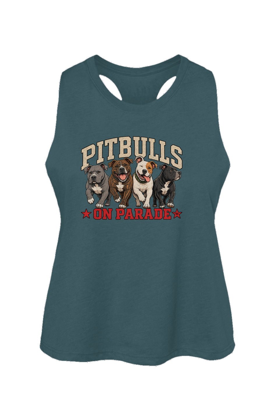 Pitbulls on Parade Crop Tank