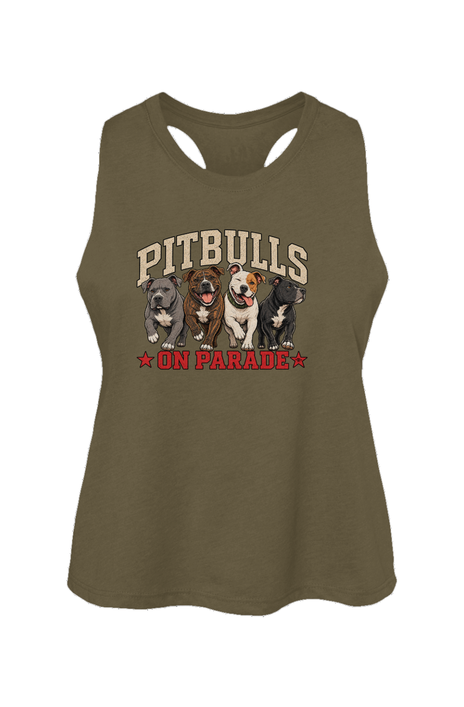 Pitbulls on Parade Crop Tank