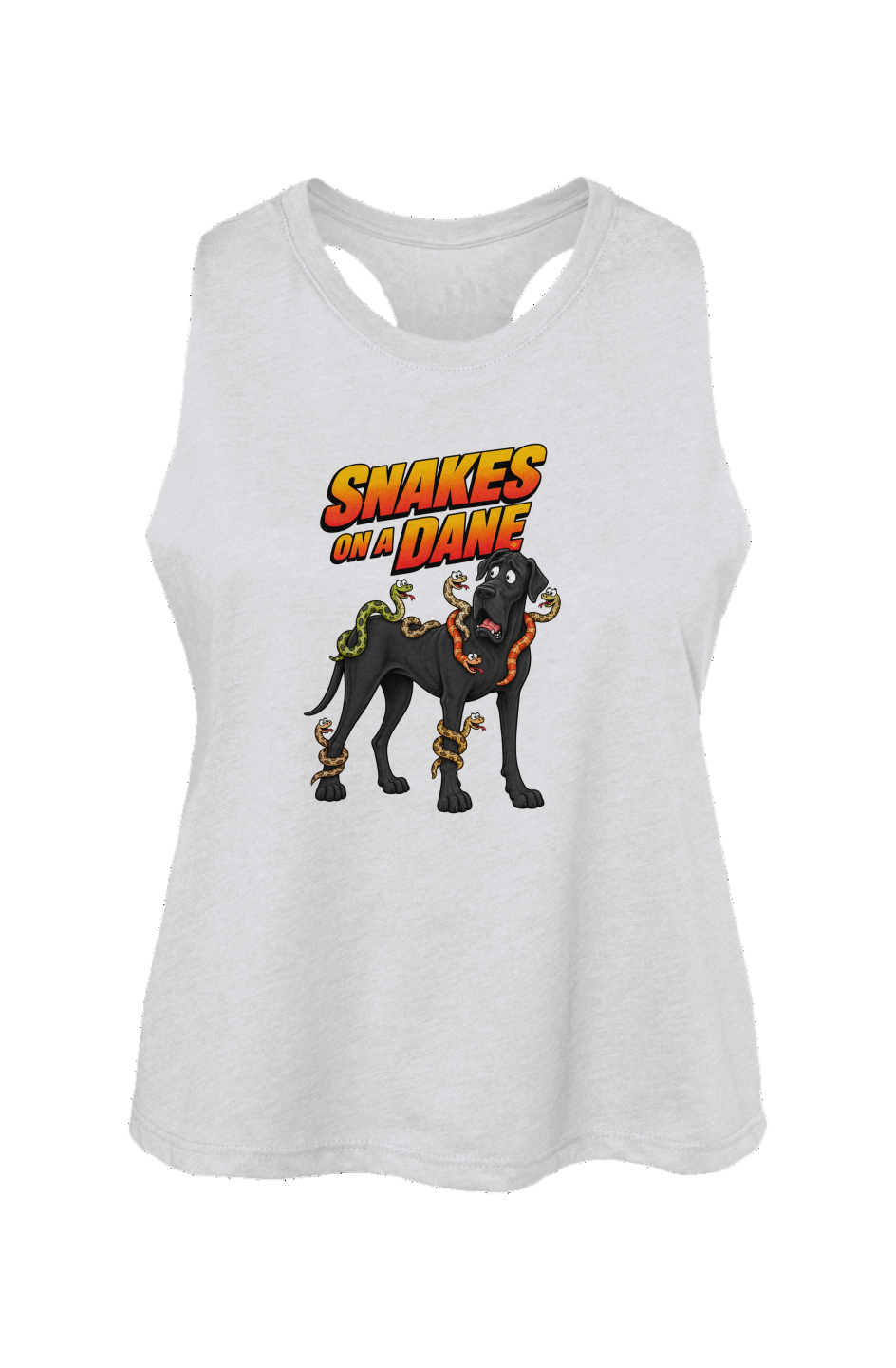 Snakes on a Dane Crop Tank