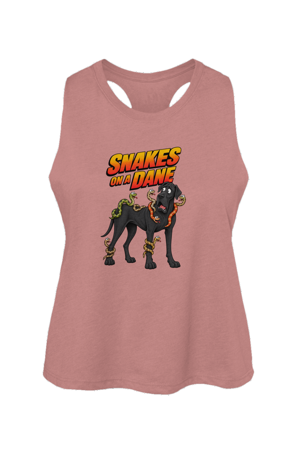 Snakes on a Dane Crop Tank