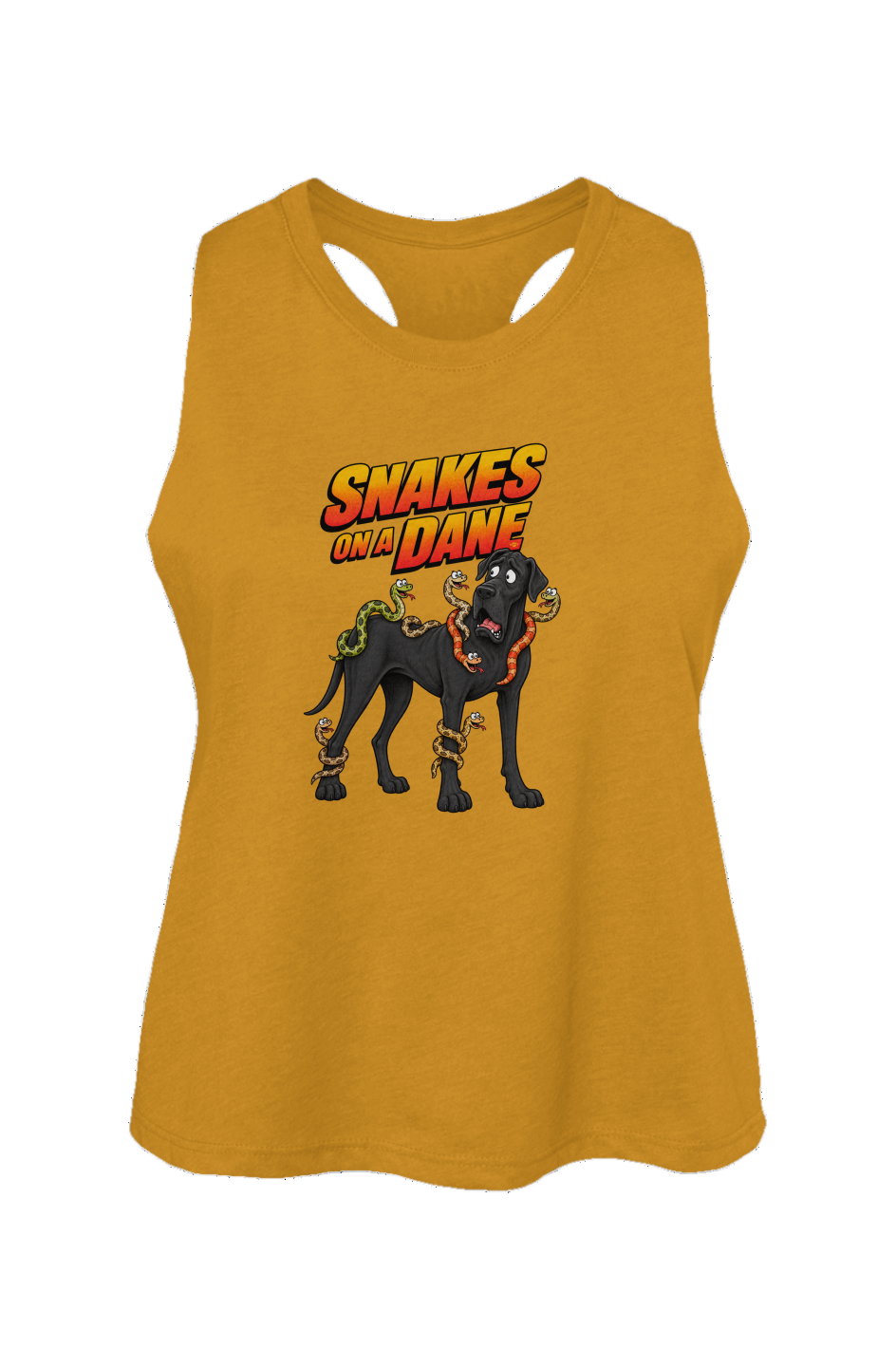 Snakes on a Dane Crop Tank