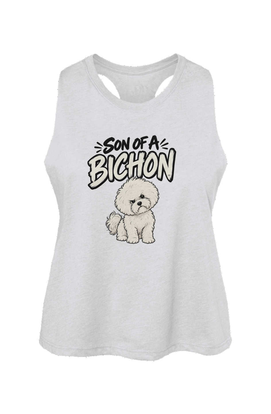 Son of a Bichon Crop Tank