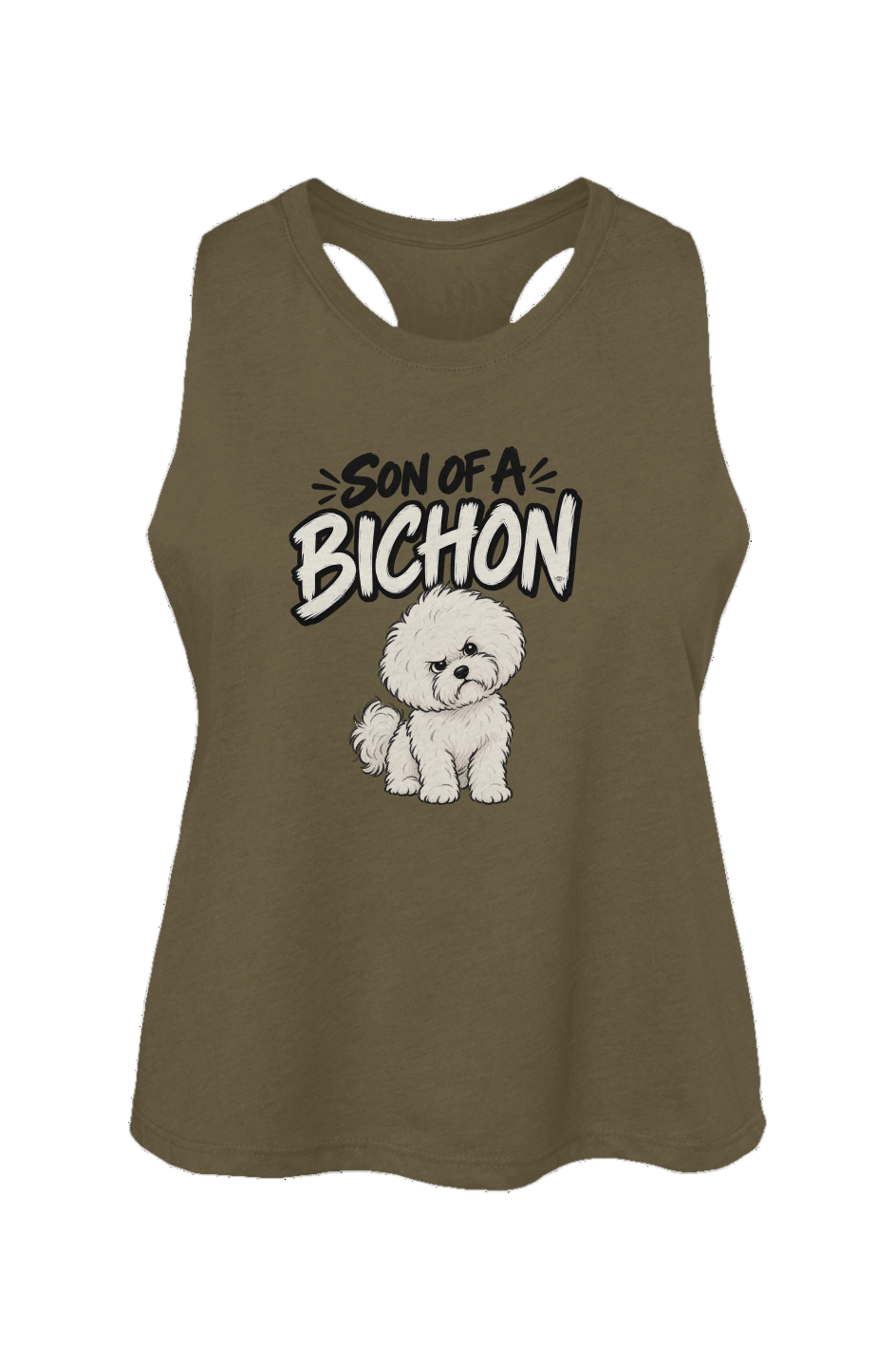 Son of a Bichon - Crop Tank