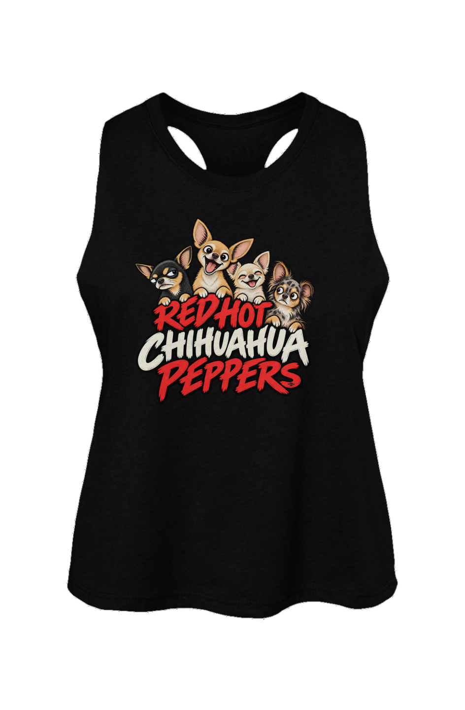 Red Hot Chihuahua Peppers Crop Tank