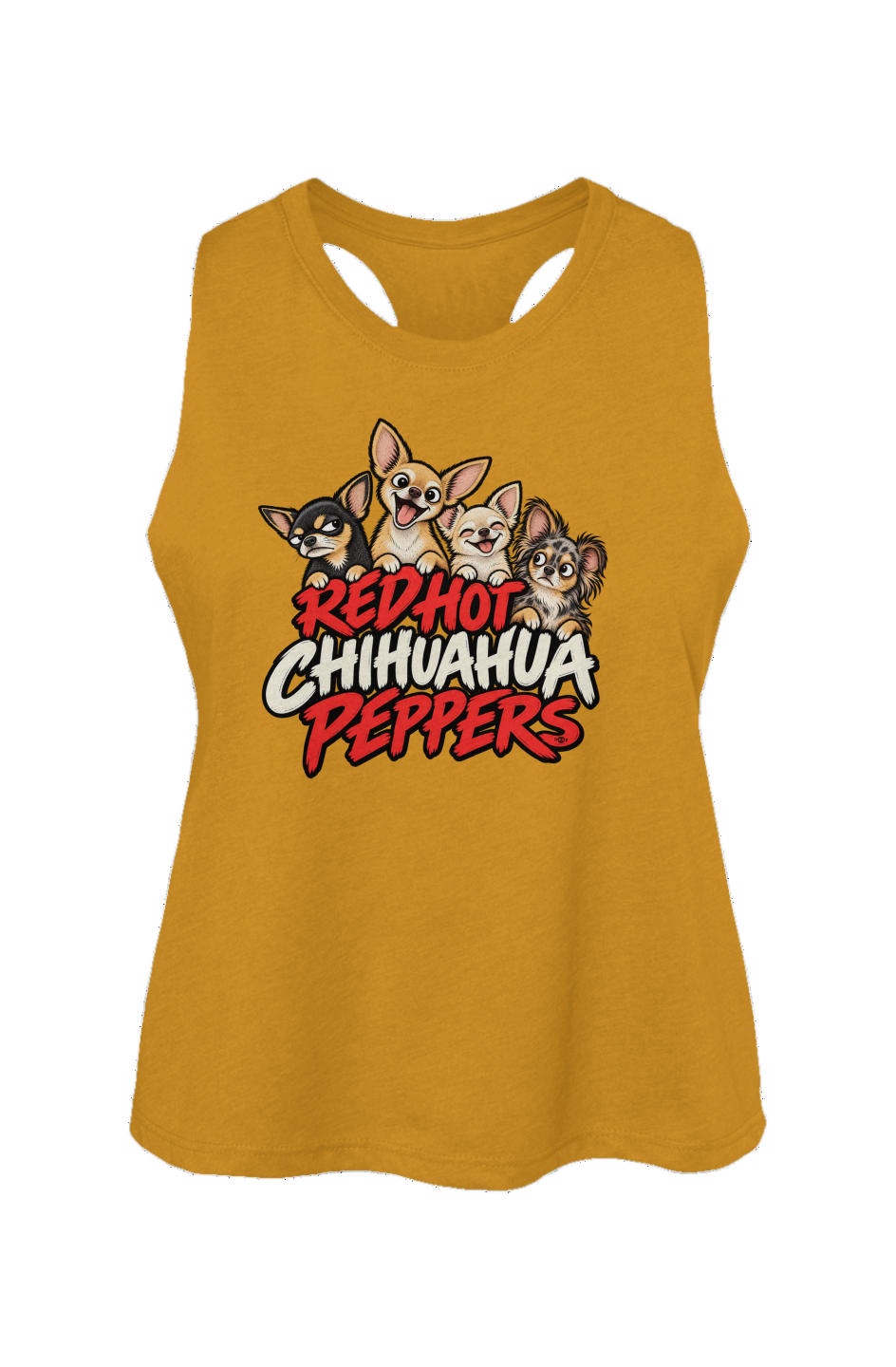 Red Hot Chihuahua Peppers - Crop Tank